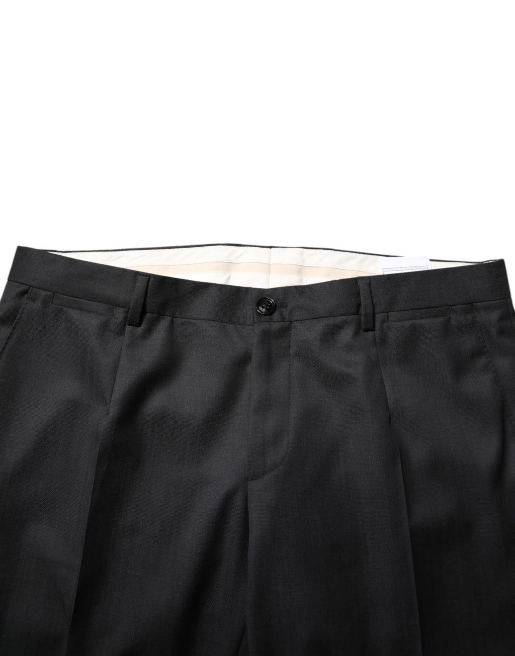 Dolce & Gabbana Dark Gray Single-Breasted 2-Piece Wool Suit