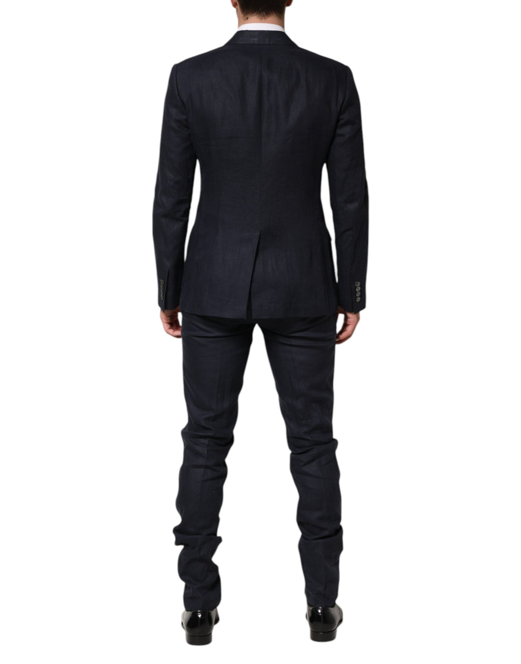 Dolce & Gabbana Dunkelblauer Zweireiher 2 Stück Anzug