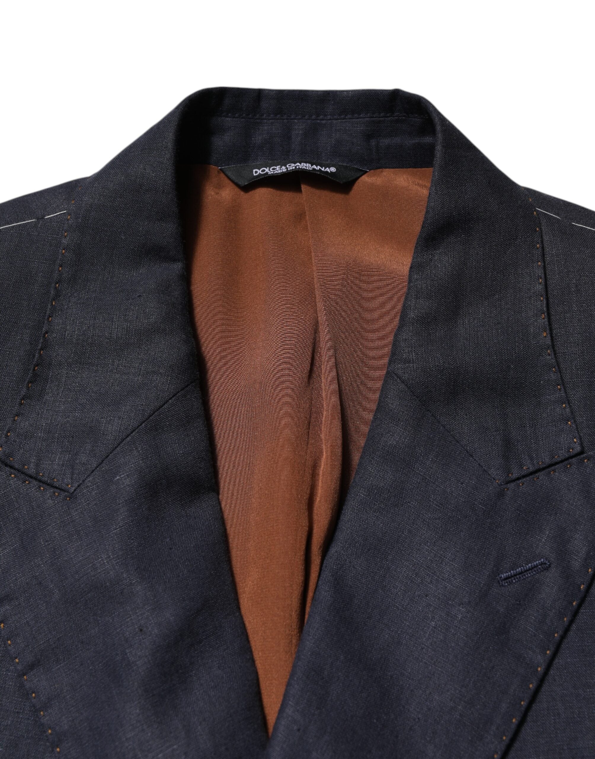 Dolce & Gabbana Dunkelblauer Zweireiher 2 Stück Anzug