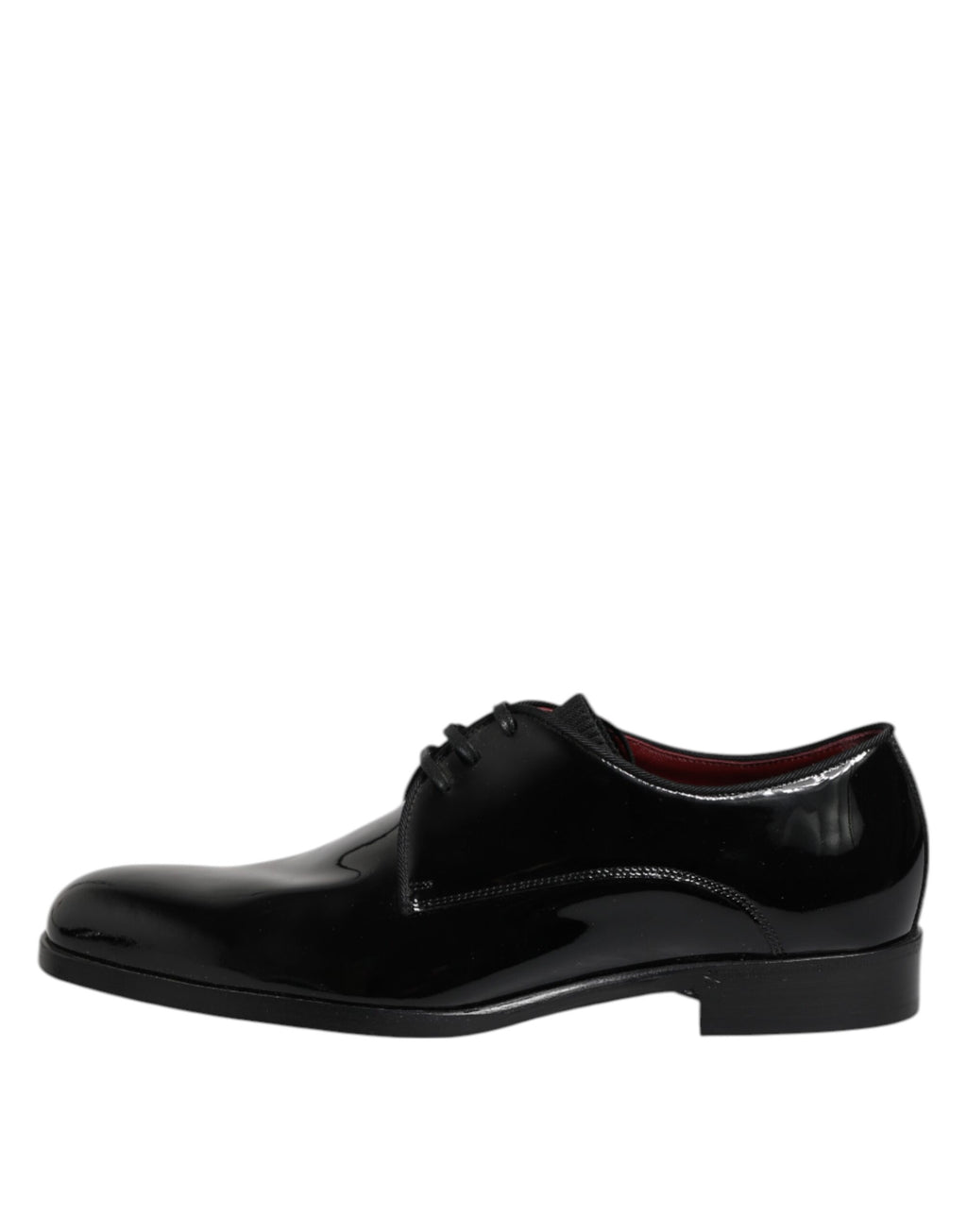 Dolce & Gabbana Black Leather Lace-Up Shoes Men's Derby Formal Shoes
