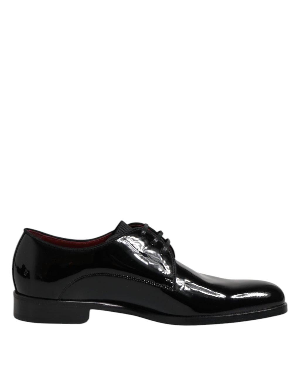 Dolce & Gabbana Black Leather Lace-Up Shoes Men's Derby Formal Shoes