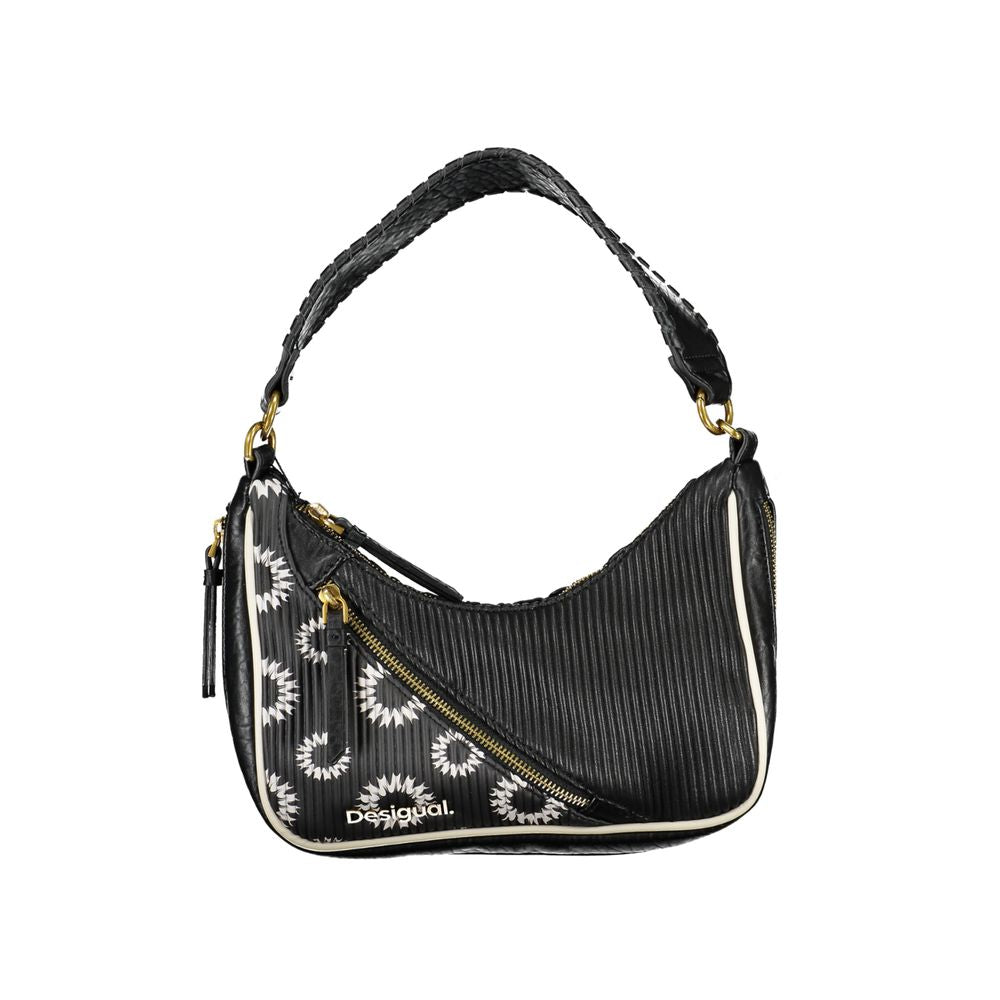 Desigual Schwarze Damen-Handtasche aus Polyurethan