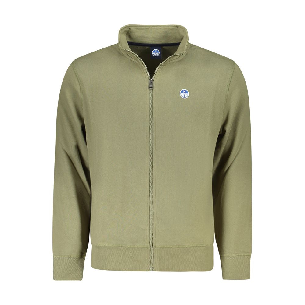 North Sails Grüner Baumwollpullover für Männer