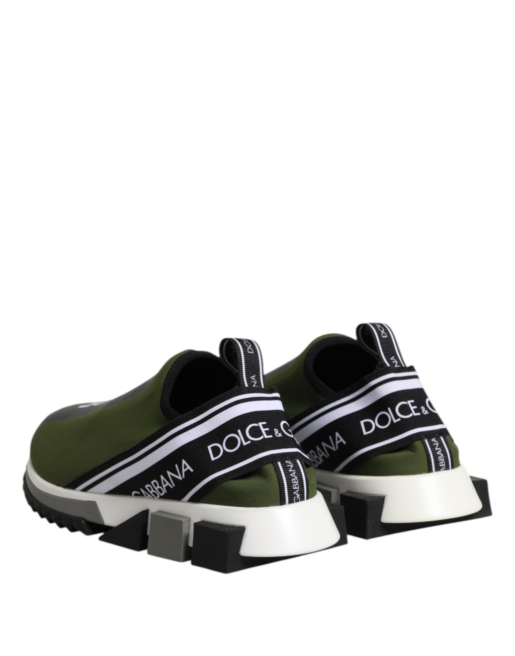Dolce & Gabbana Grün Logo Low Top Sorrento Männer Turnschuhe Schuhe