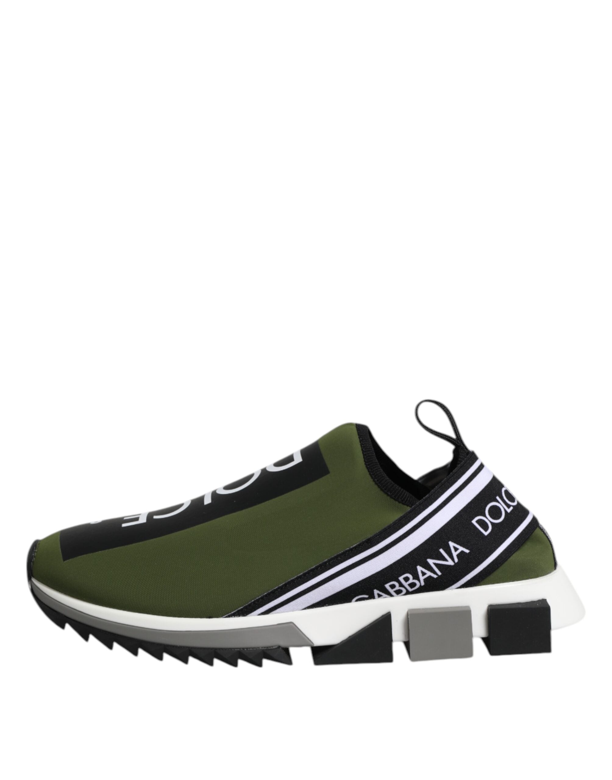 Dolce & Gabbana Grün Logo Low Top Sorrento Männer Turnschuhe Schuhe