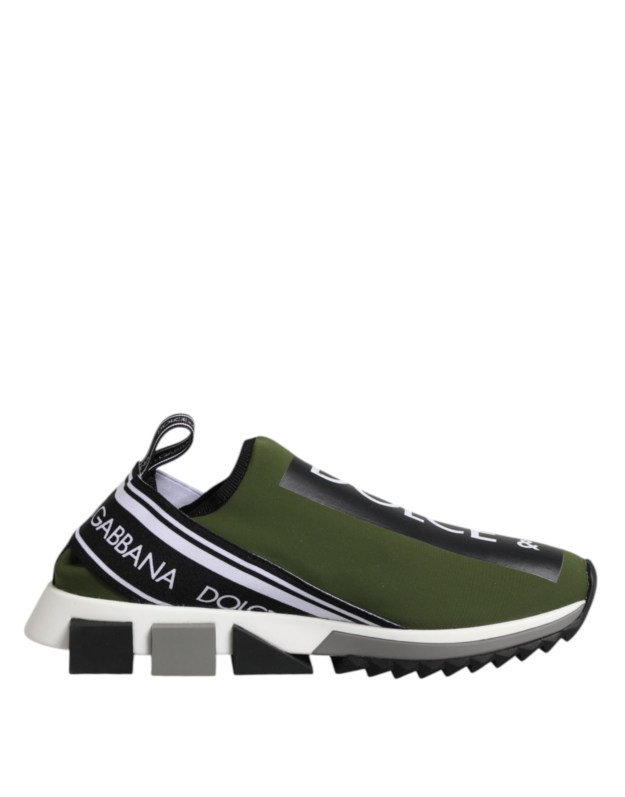 Dolce & Gabbana Grün Logo Low Top Sorrento Männer Turnschuhe Schuhe