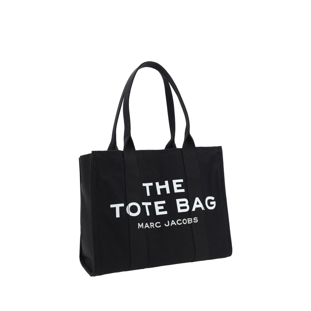 Marc Jacobs Schwarze Baumwoll-Umhängetasche