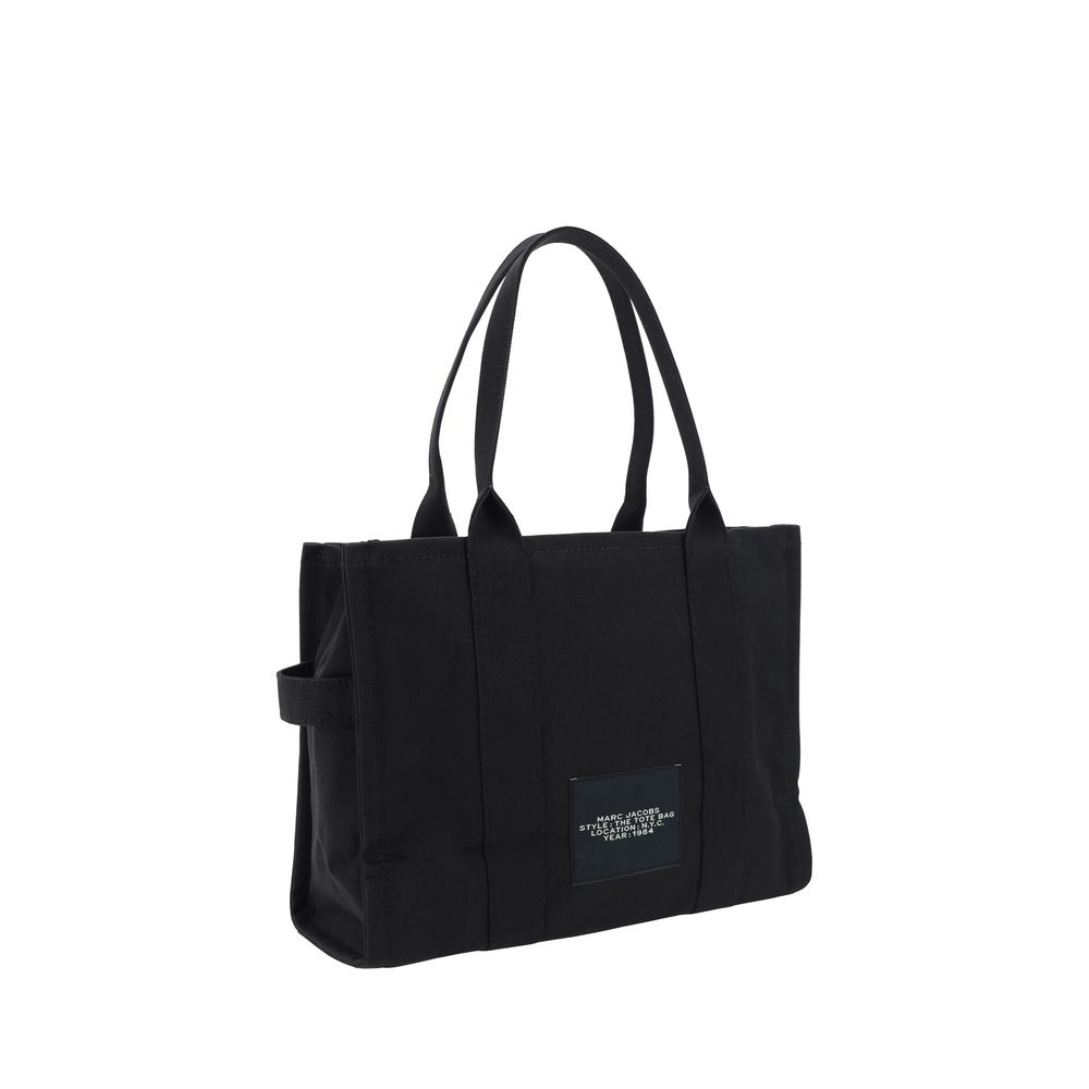 Marc Jacobs Schwarze Baumwoll-Umhängetasche