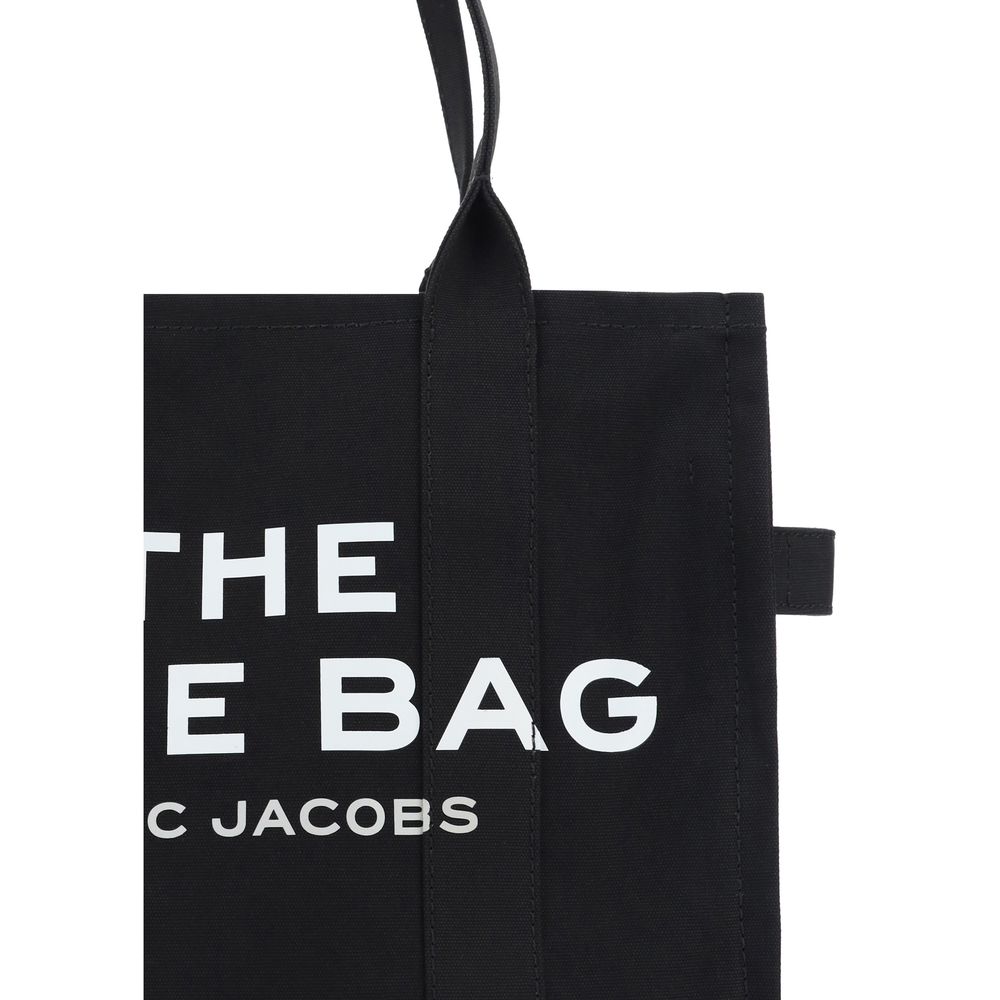 Marc Jacobs Schwarze Baumwoll-Umhängetasche