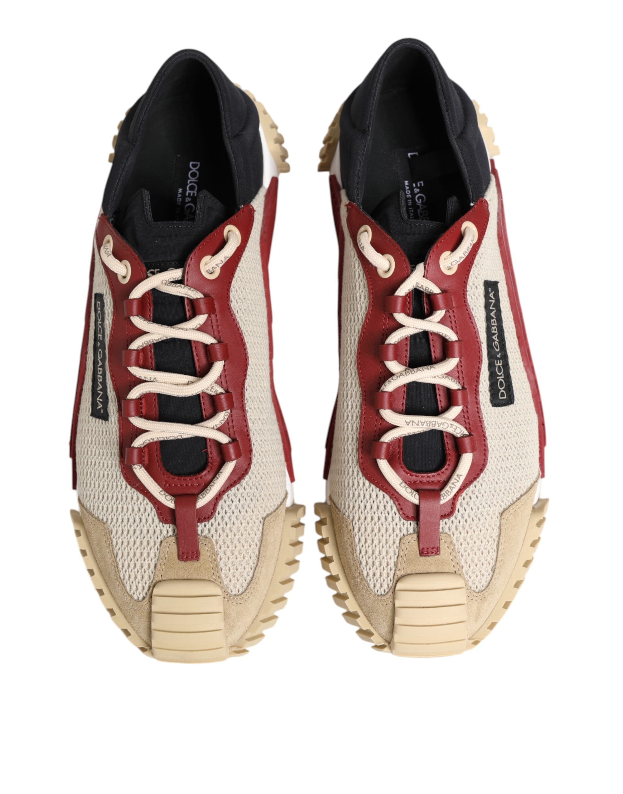 Dolce & Gabbana Multicolor Low Top NS1 Männer Turnschuhe Schuhe