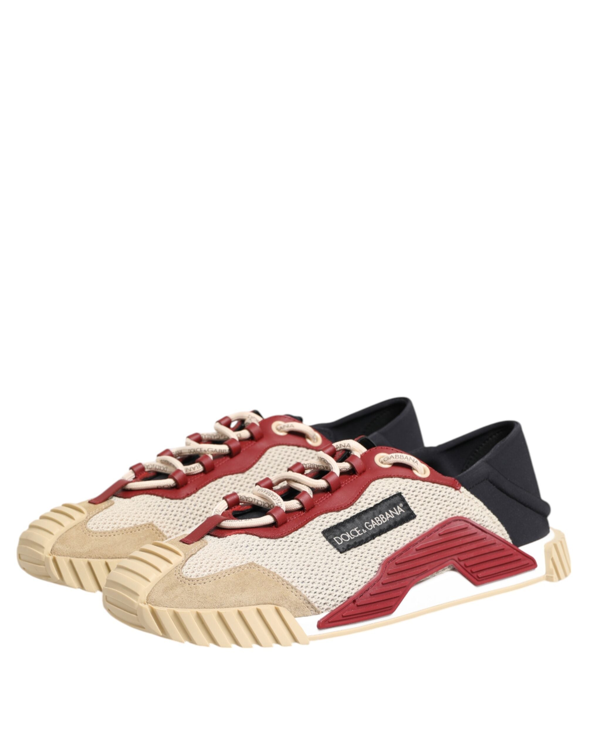 Dolce & Gabbana Multicolor Low Top NS1 Männer Turnschuhe Schuhe