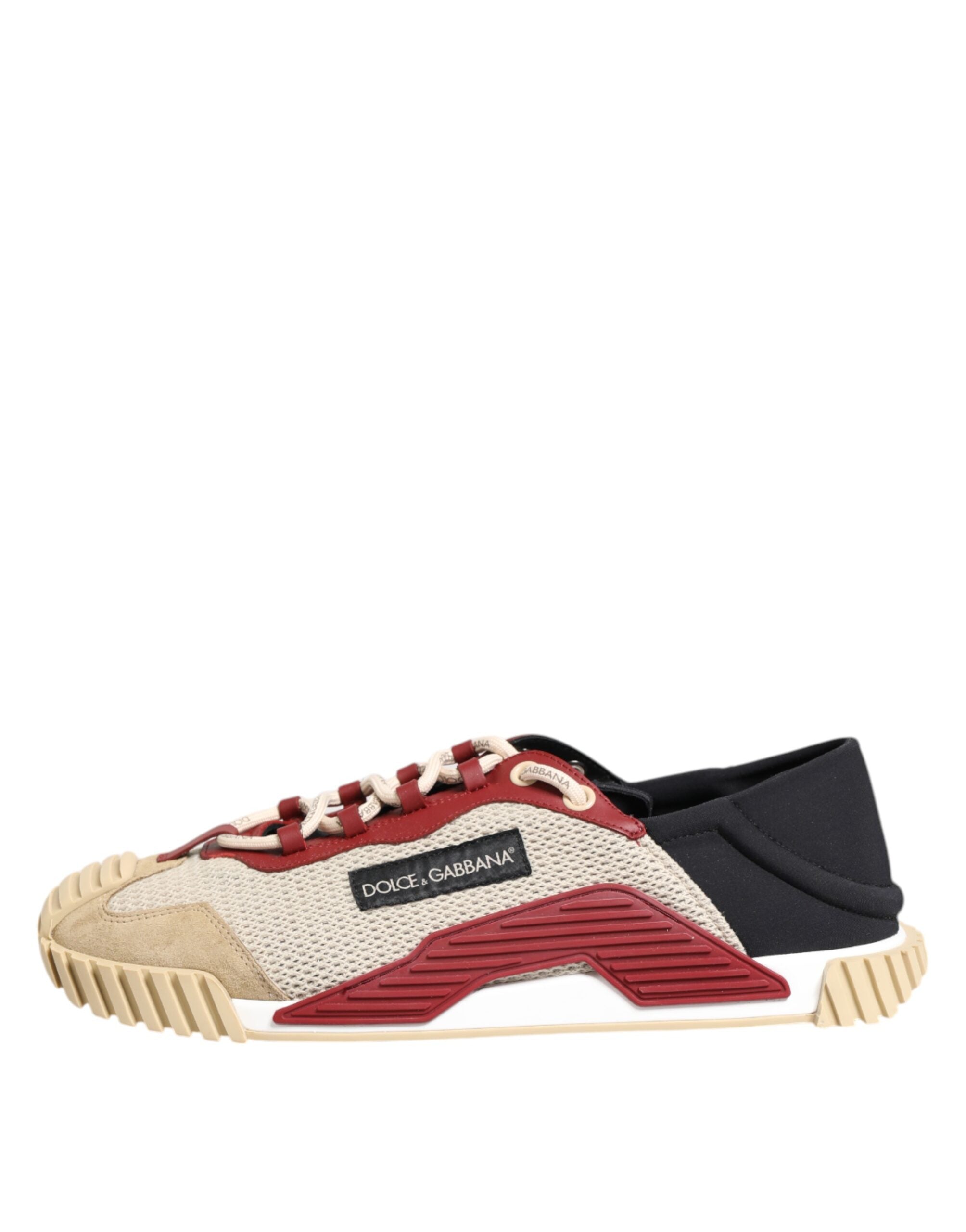 Dolce & Gabbana Multicolor Low Top NS1 Männer Turnschuhe Schuhe