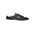 Men's Blue Black Leather Sneaker