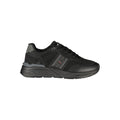 Blue Black Polyester Men's Sneaker
