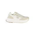 Blue White Polyester Women's Sneakers