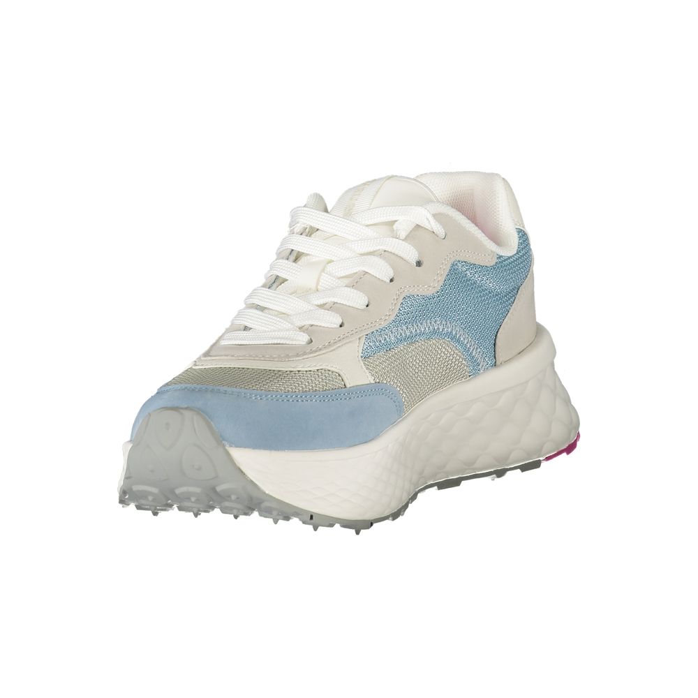 Blauer Blaue Polyester Damen Sneaker