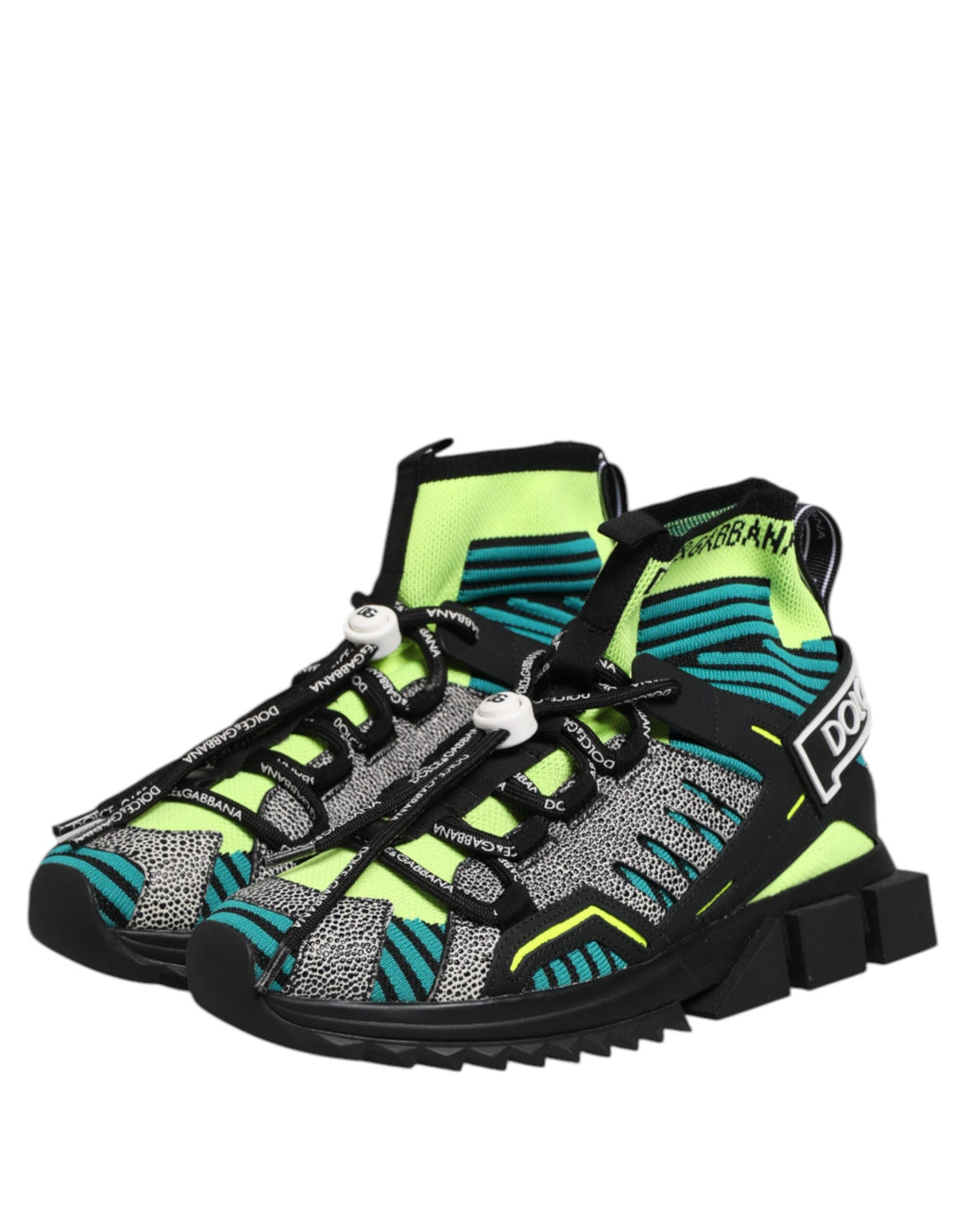 Dolce & Gabbana Multicolor Sorrento Knit Men's Sneakers Shoes
