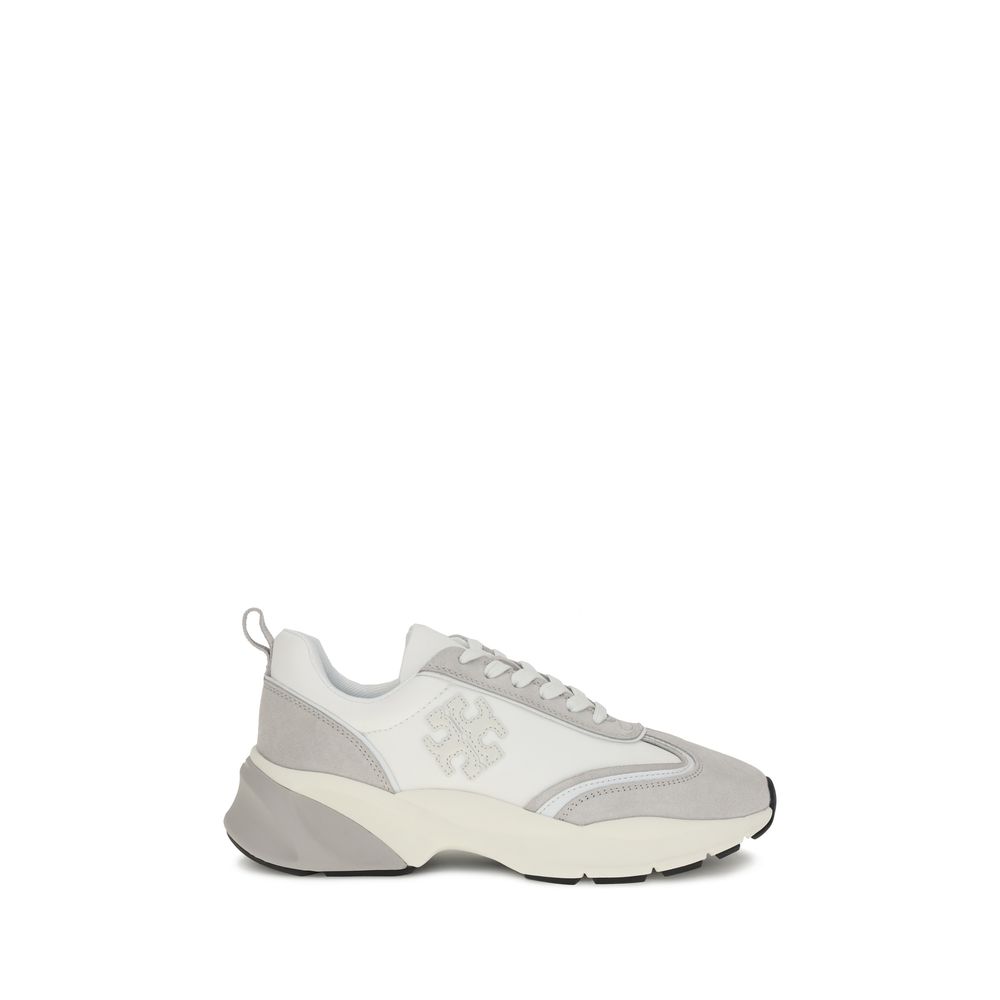 Tory Burch Weiße Kalbsleder Bos Taurus Athletic Sneaker