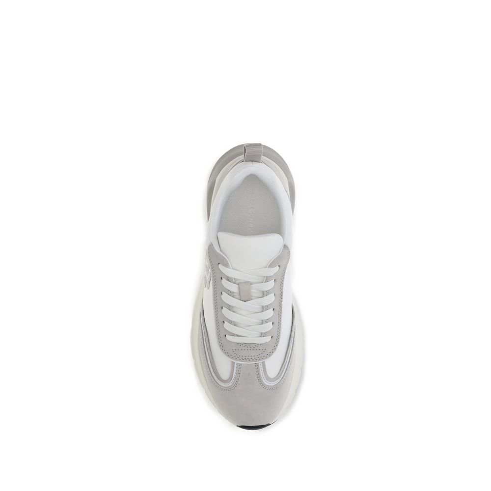 Tory Burch Weiße Kalbsleder Bos Taurus Athletic Sneaker