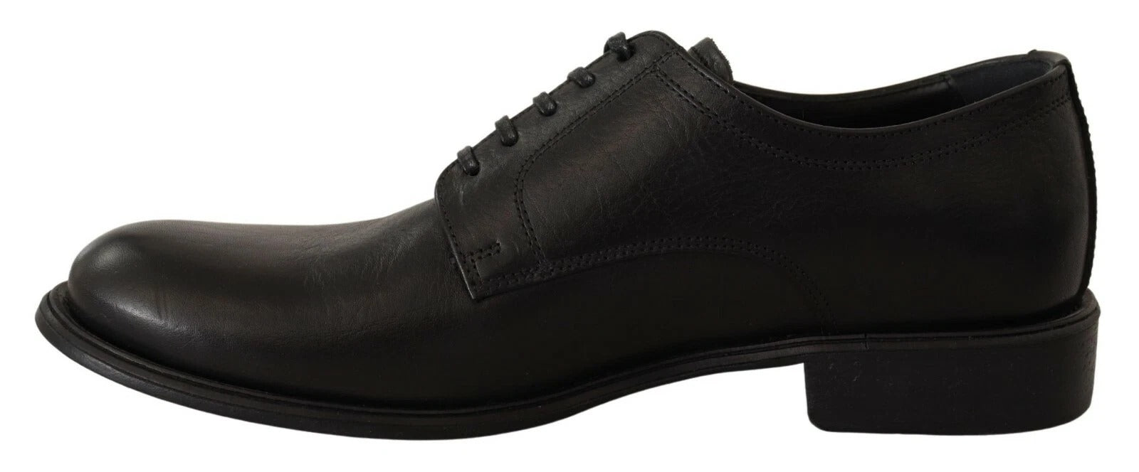 Dolce & Gabbana Men's Black Leather Lace-up Formal Derby Shoes