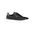 Diadora Schwarzer Stoffsneaker