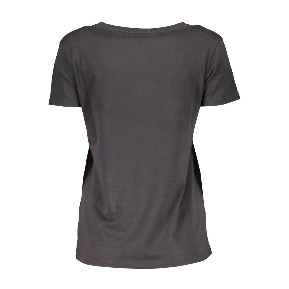 Scervino Street Black Cotton T-Shirt for Women