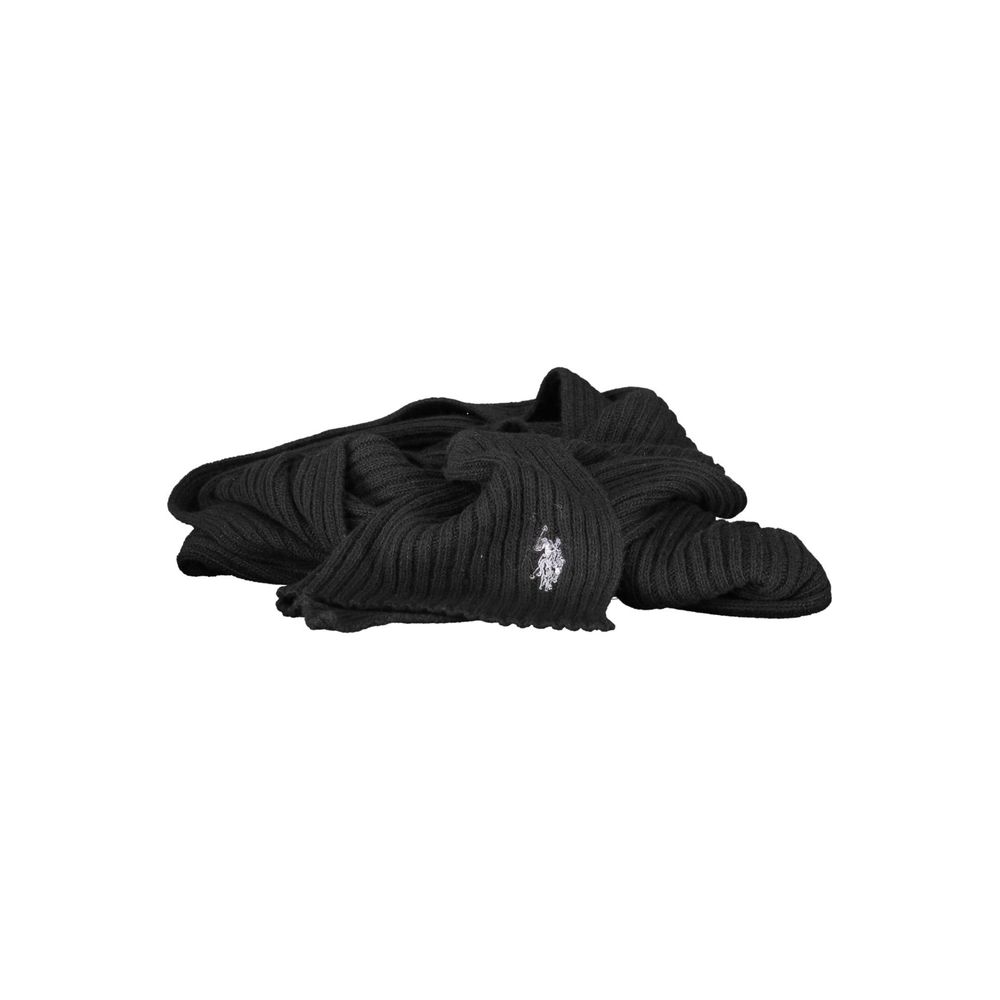 U.S. POLO ASSN. Schwarzer Wollschal