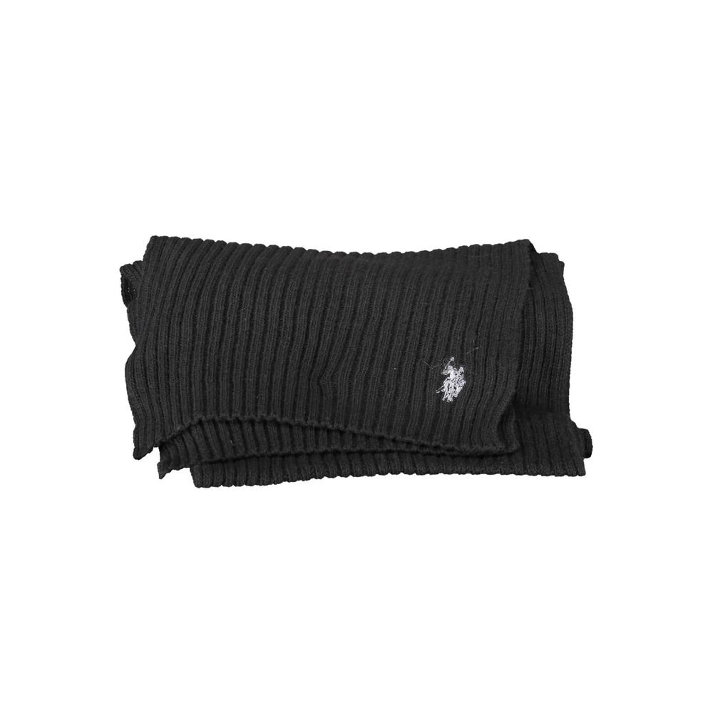 U.S. POLO ASSN. Schwarzer Wollschal