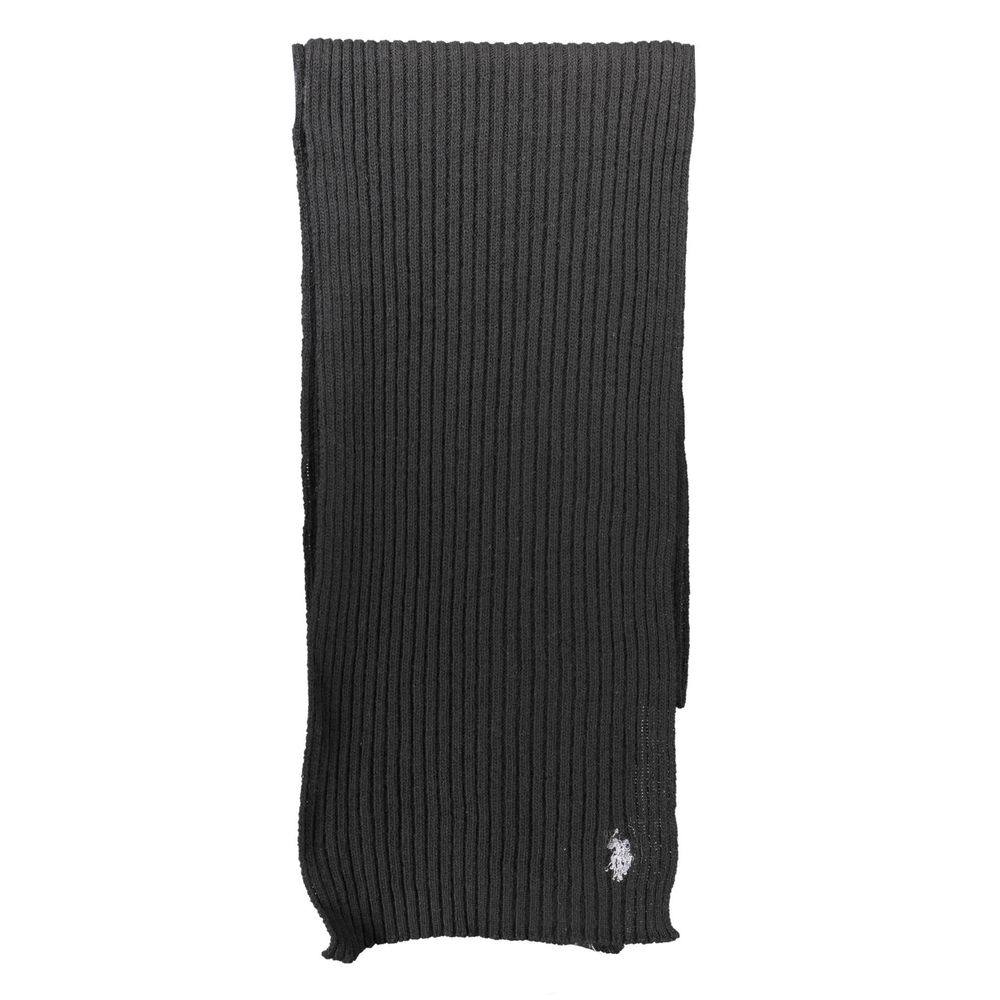U.S. POLO ASSN. Schwarzer Wollschal
