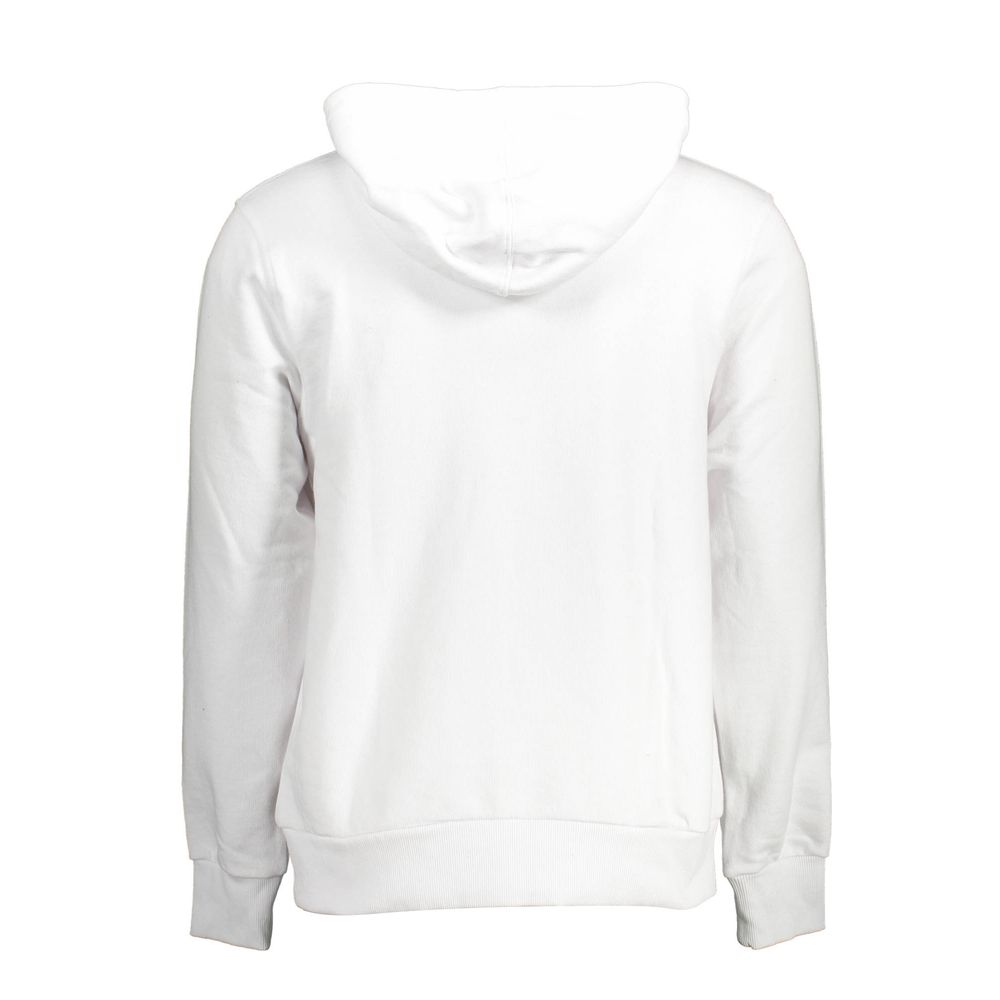 Cavalli Class Men's White Cotton Sweater