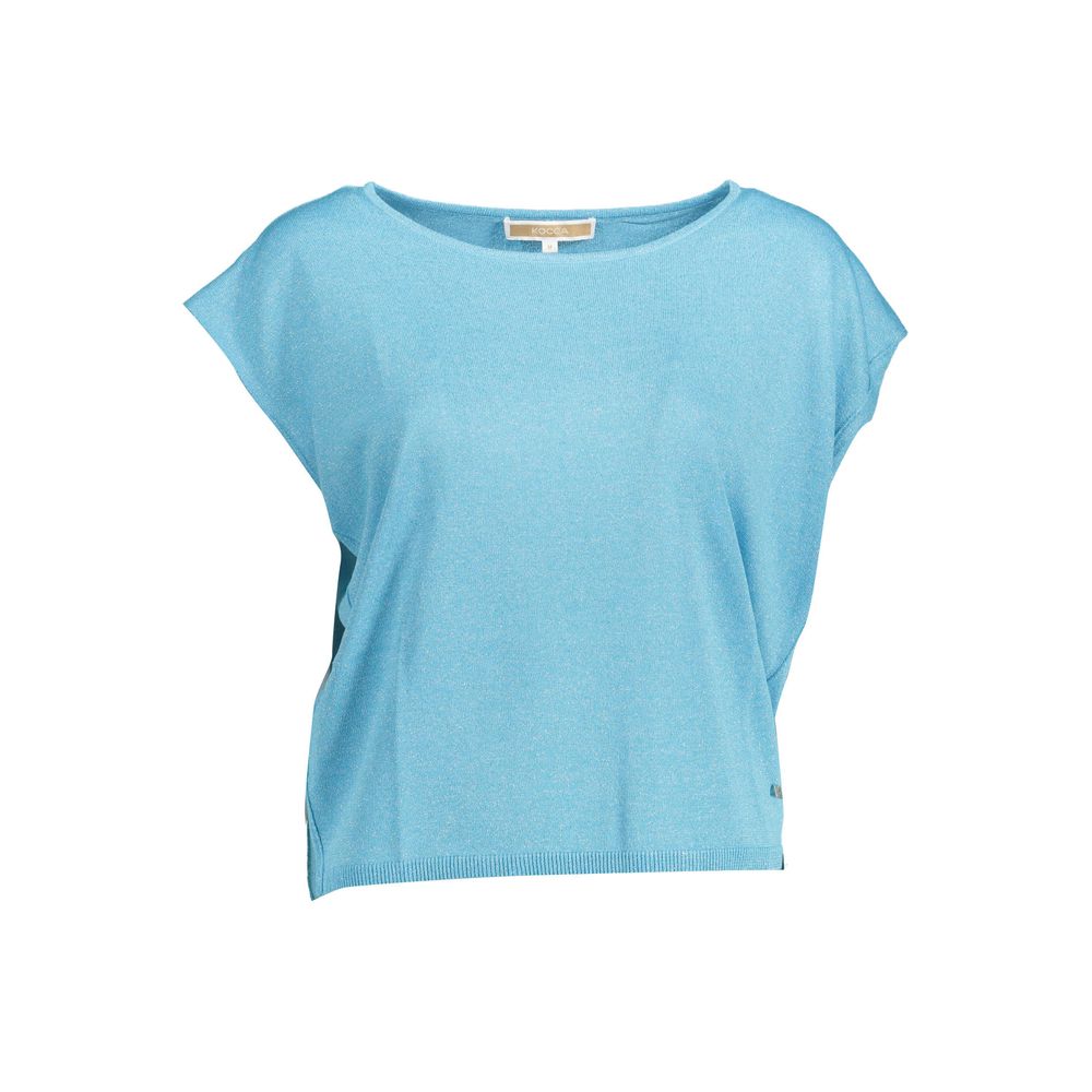 Kocca Women's Blue Polyester T-Shirt