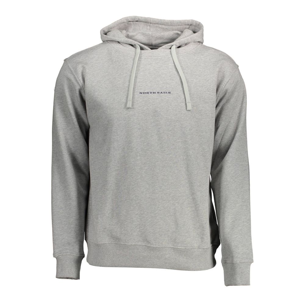 North Sails Grauer Baumwollpullover für Männer