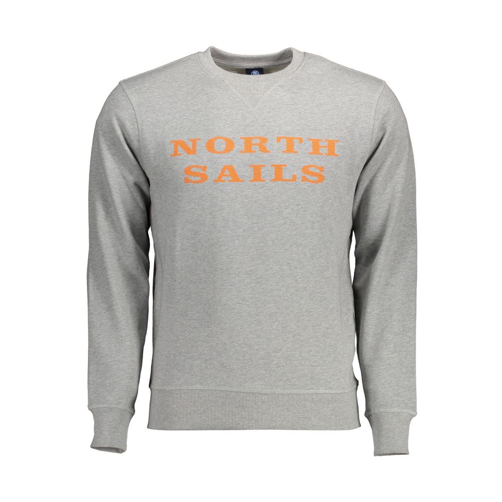 North Sails Grigio Baumwoll-Sweatshirt für Herren