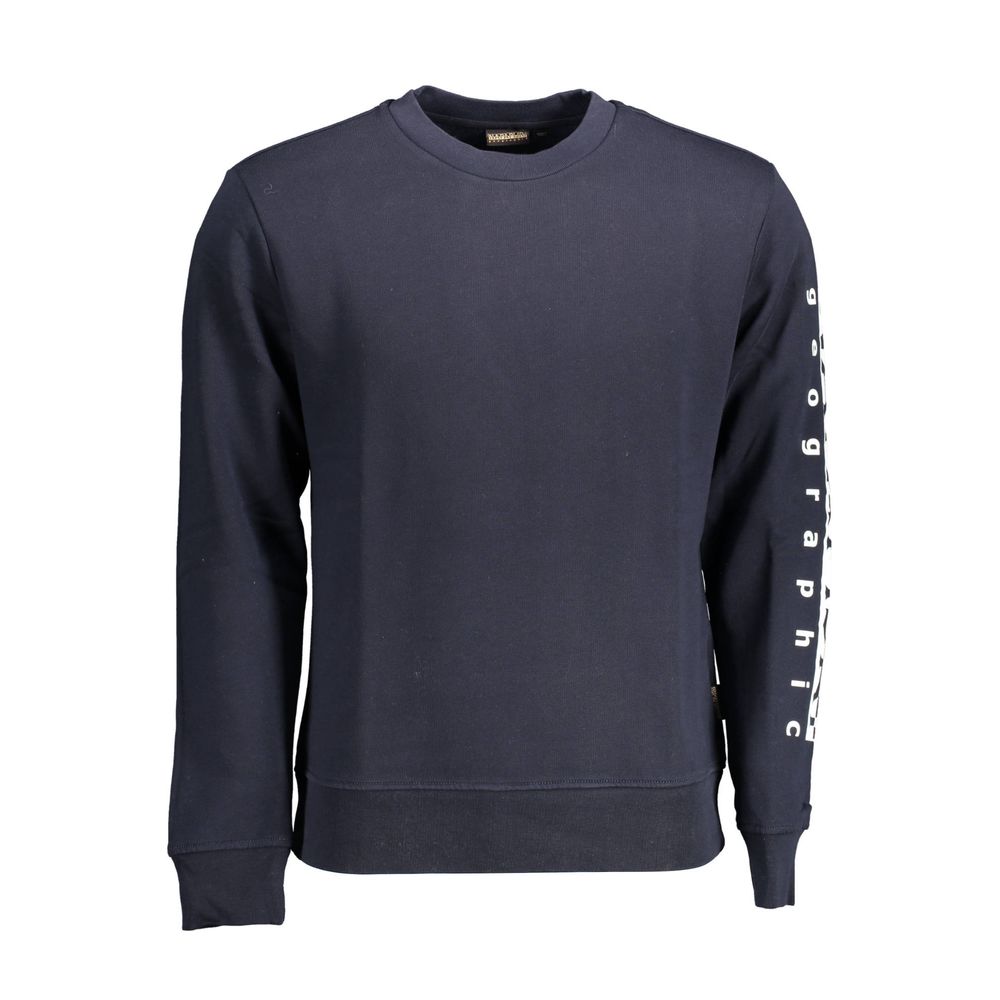 Napapijri Blauer Baumwollpullover für Männer