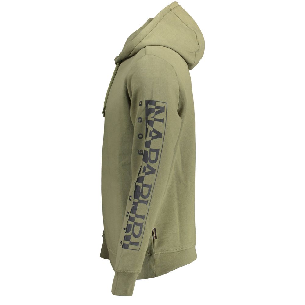 Napapijri Grüner Baumwollpullover für Männer