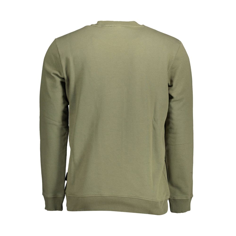 Napapijri Men's Green Cotton Sweater