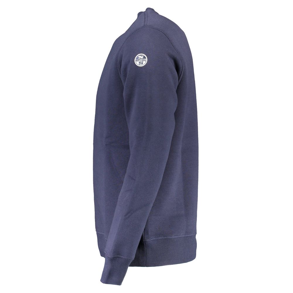 North Sails Men's Blue Cotton Sweater
