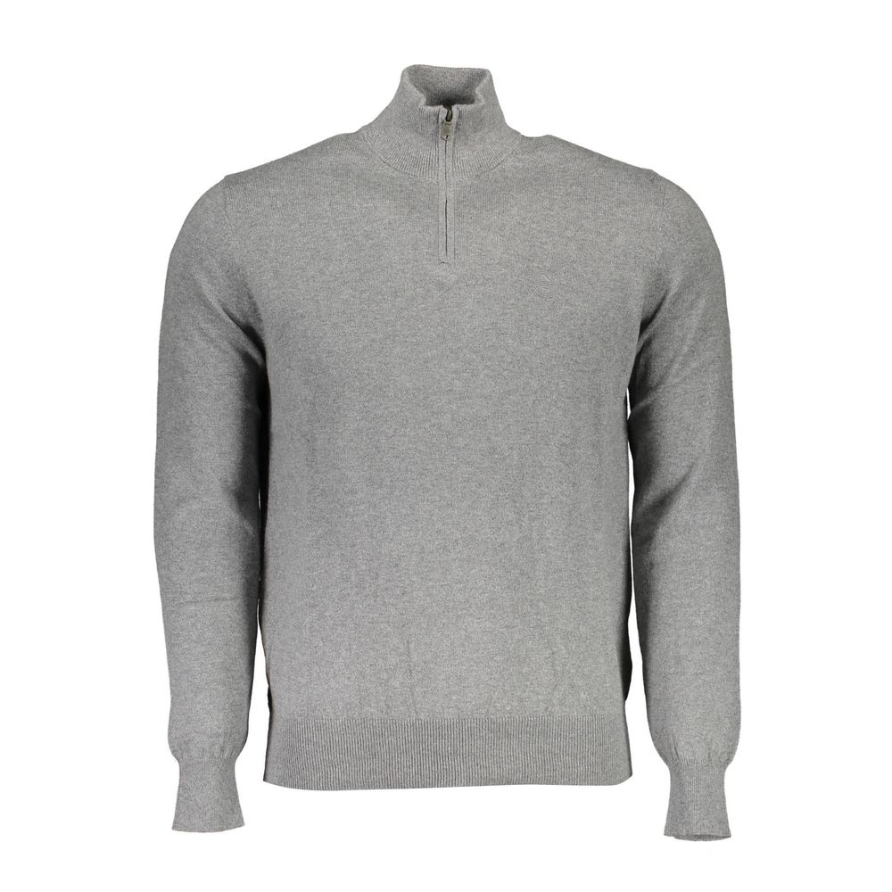 North Sails Grauer Baumwollpullover