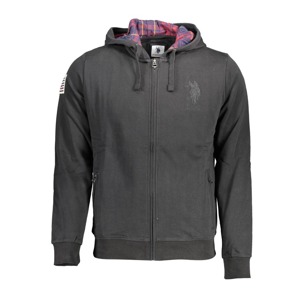 U.S. POLO ASSN. Men's Black Cotton Sweater