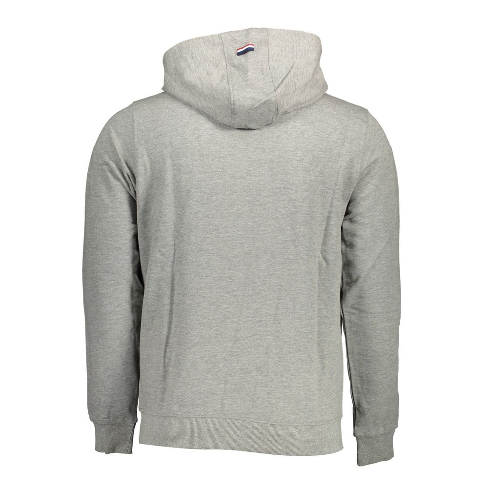 U.S. POLO ASSN. Grauer Baumwollpullover für Männer