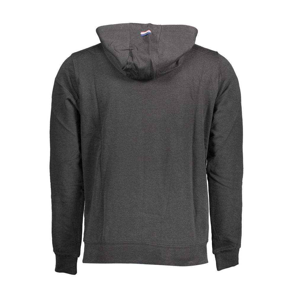 U.S. POLO ASSN. Schwarzer Baumwollpullover für Männer