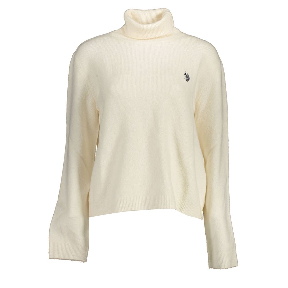 U.S. POLO ASSN. White Nylon Pullover