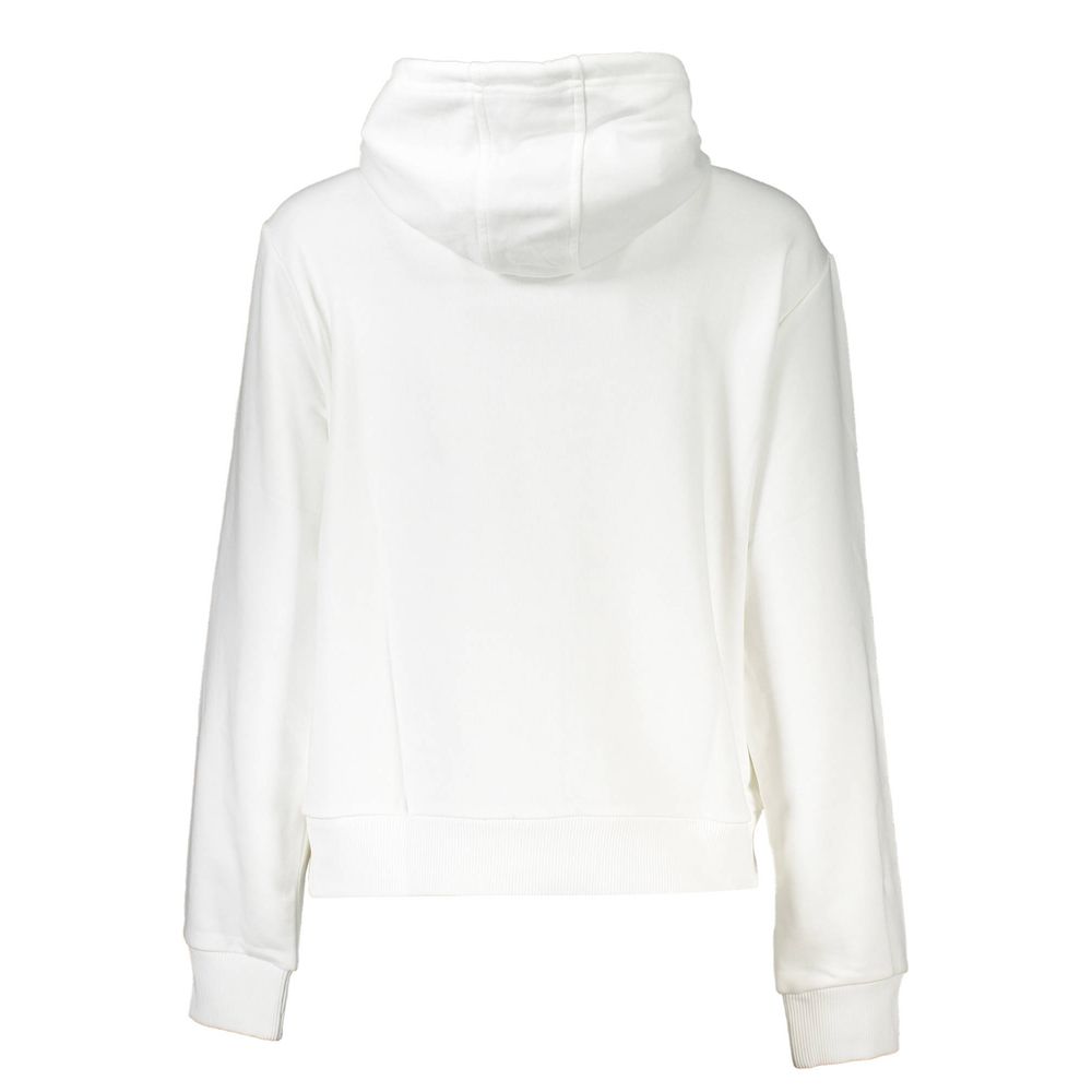 Cavalli Class Weißer Baumwollpullover für Frauen