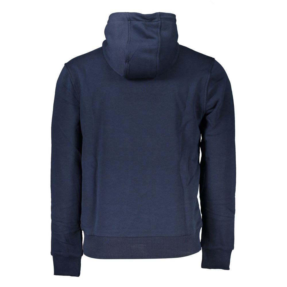 Cavalli Class Blauer Baumwollpullover für Männer