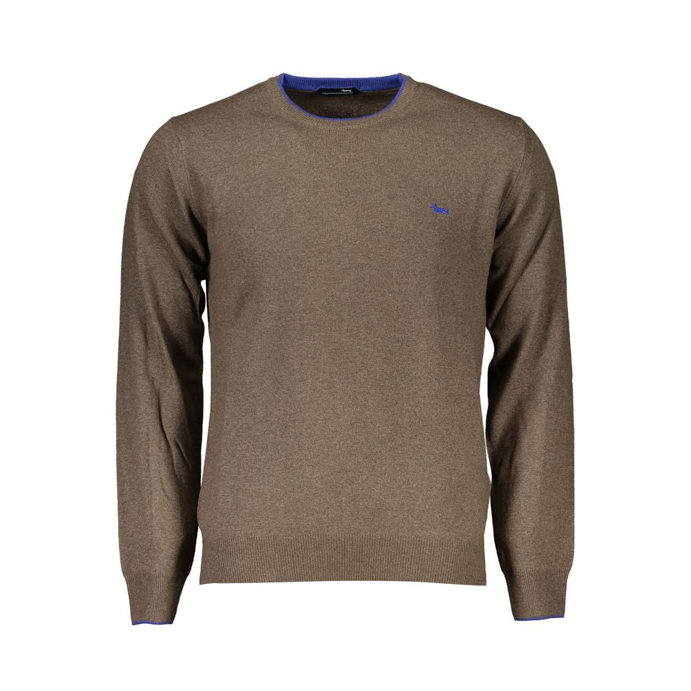 Harmont & Blaine Brauner Stoffpullover