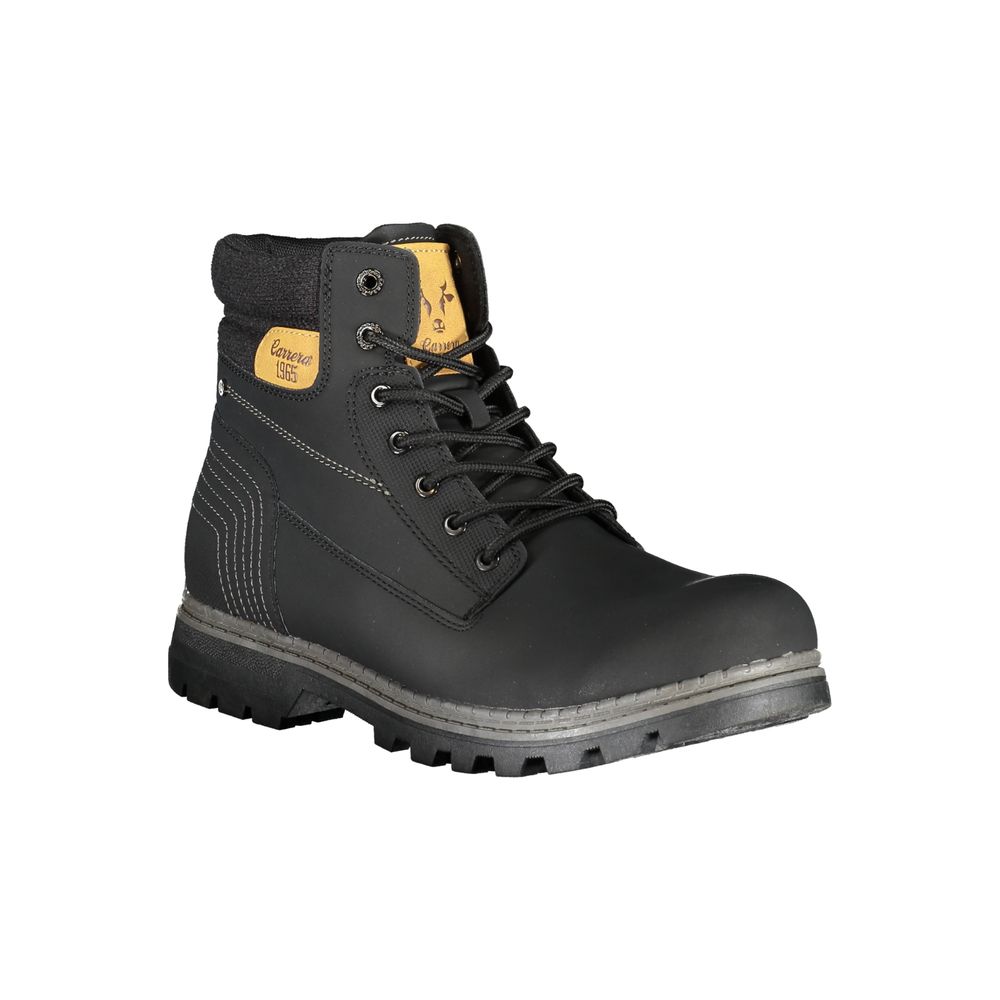Carrera Schwarzer Polyester Herrenstiefel