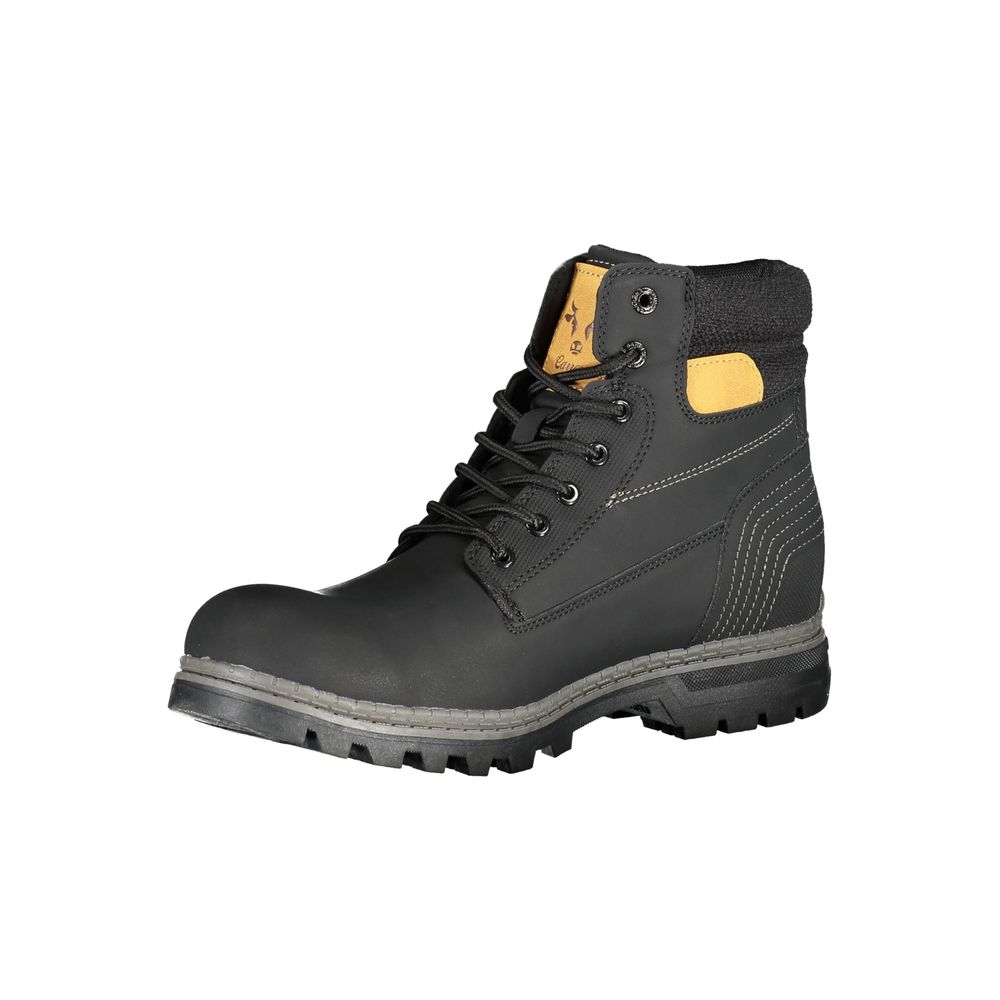 Carrera Schwarzer Polyester Herrenstiefel