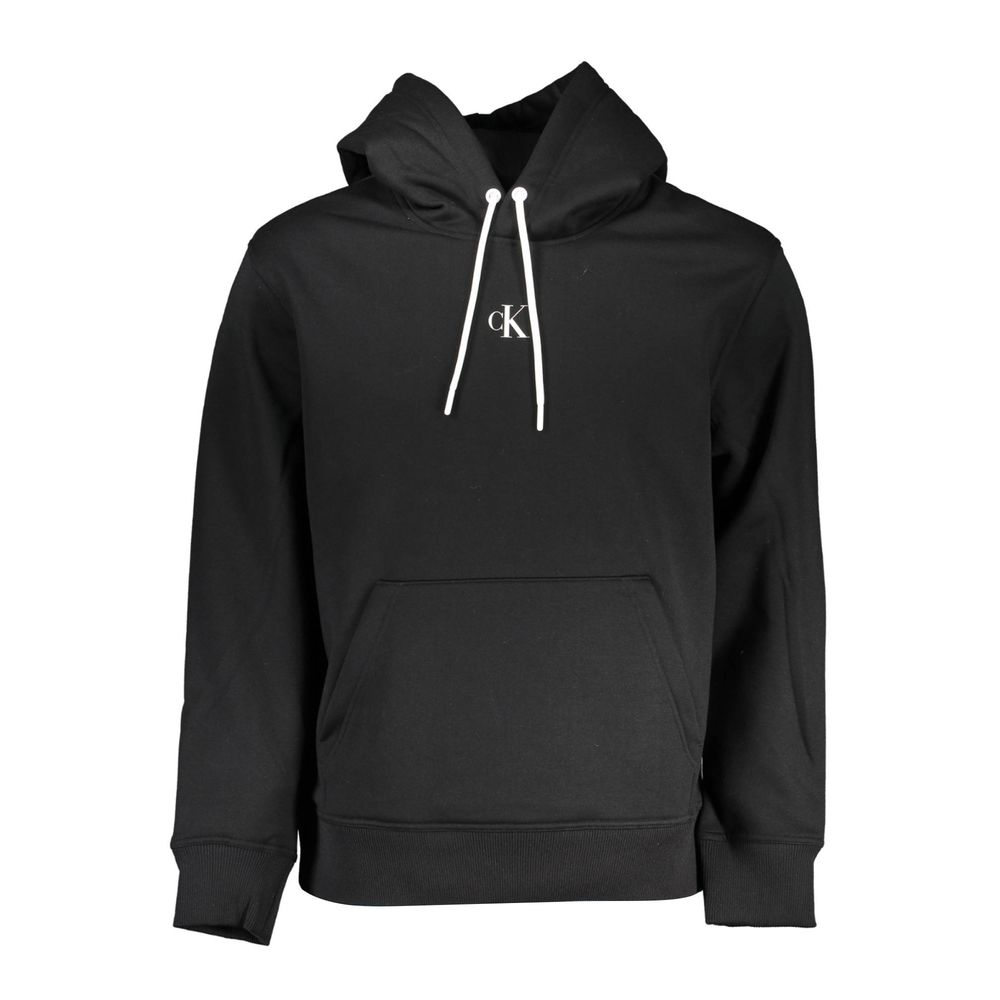 Calvin Klein Schwarzer Polyester Herren Pullover mit Kapuze