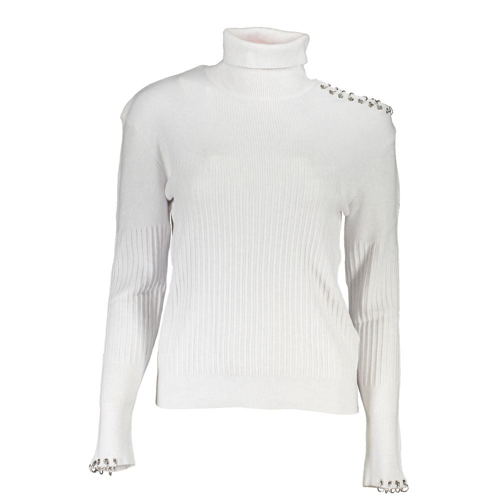 Patrizia Pepe Grey Cotton Sweater