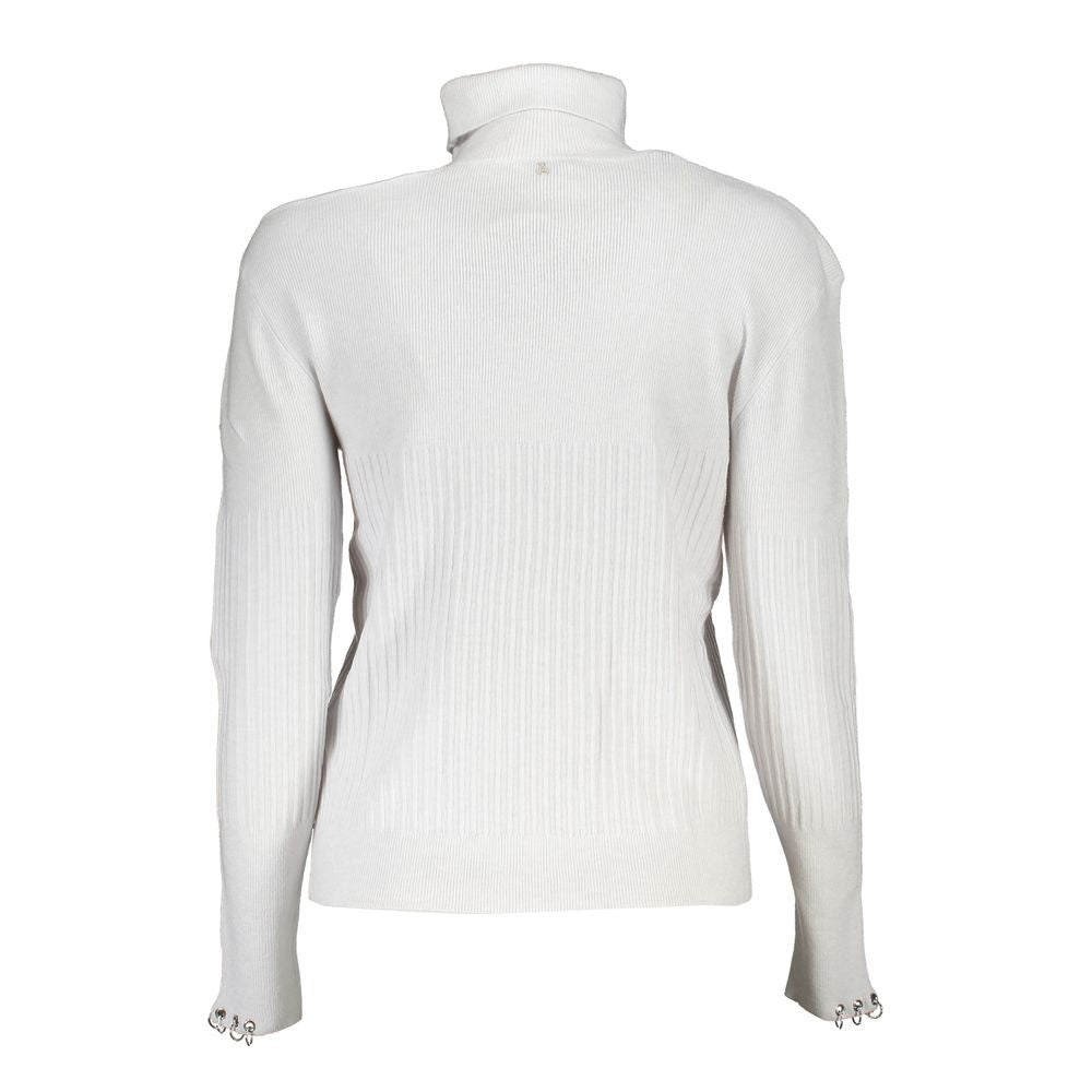 Patrizia Pepe Grey Cotton Sweater